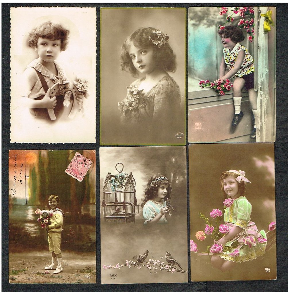 Διάφορες ευχές - Πολύ σύνολο 101 καρτών ταχυδρομείου (η πλειοψηφία είναι γραμμένες). - Καρτ-ποστάλ (101) - 1900-1960 #1.0