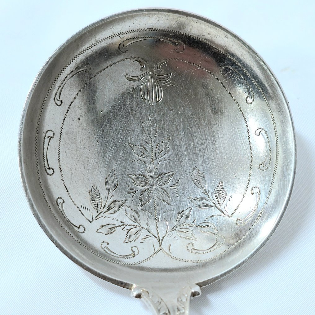 1907, Christian F. Heise, Art Nouveau - Serving spoon - Silver #1.0