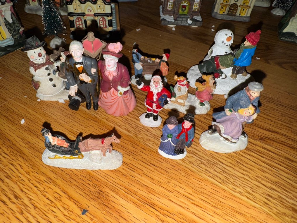 Julepynt - Stein - Julelandsby julehus #4.3