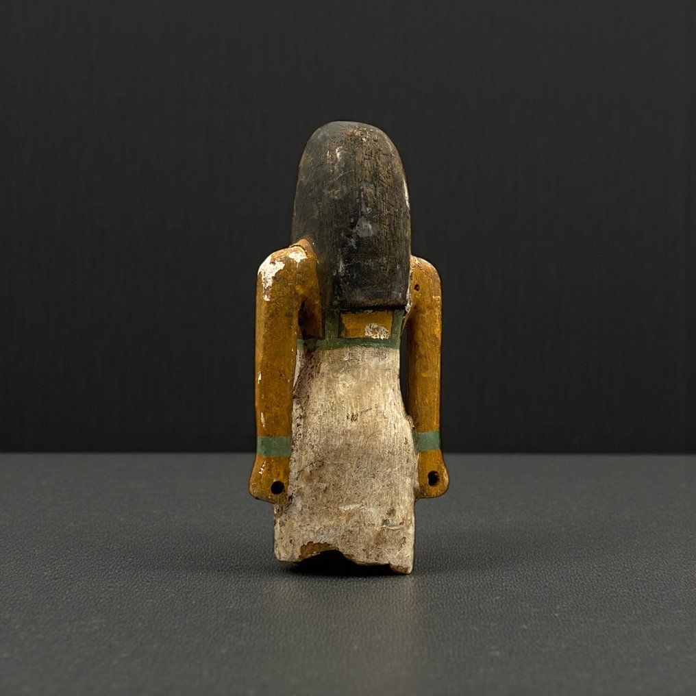 Αντίγραφο της αρχαίας αιγυπτιακής Ξύλινο άγαλμα θραύσμα γυναίκας λατρευτή  (χωρίς τιμή ασφαλείας) #2.1