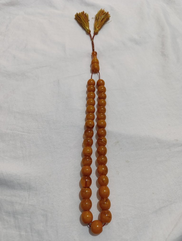 Rosenkranz - Bernstein - 1970-1980 - Seltene Gebetskette Rosenkranz #1.0