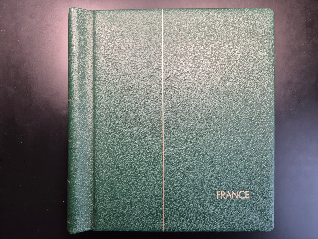 法国 1849/1959 - 在Leuchtturm相册中的收藏非常零散。相册几乎全新。 - Yvert #1.0