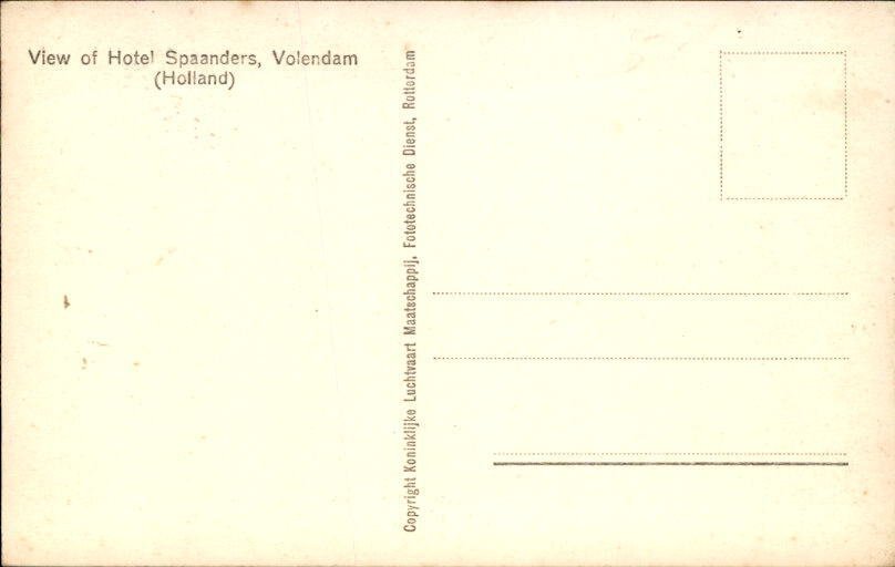 Netherlands - Volendam - Postcard (123) - 1900-1960 #3.2