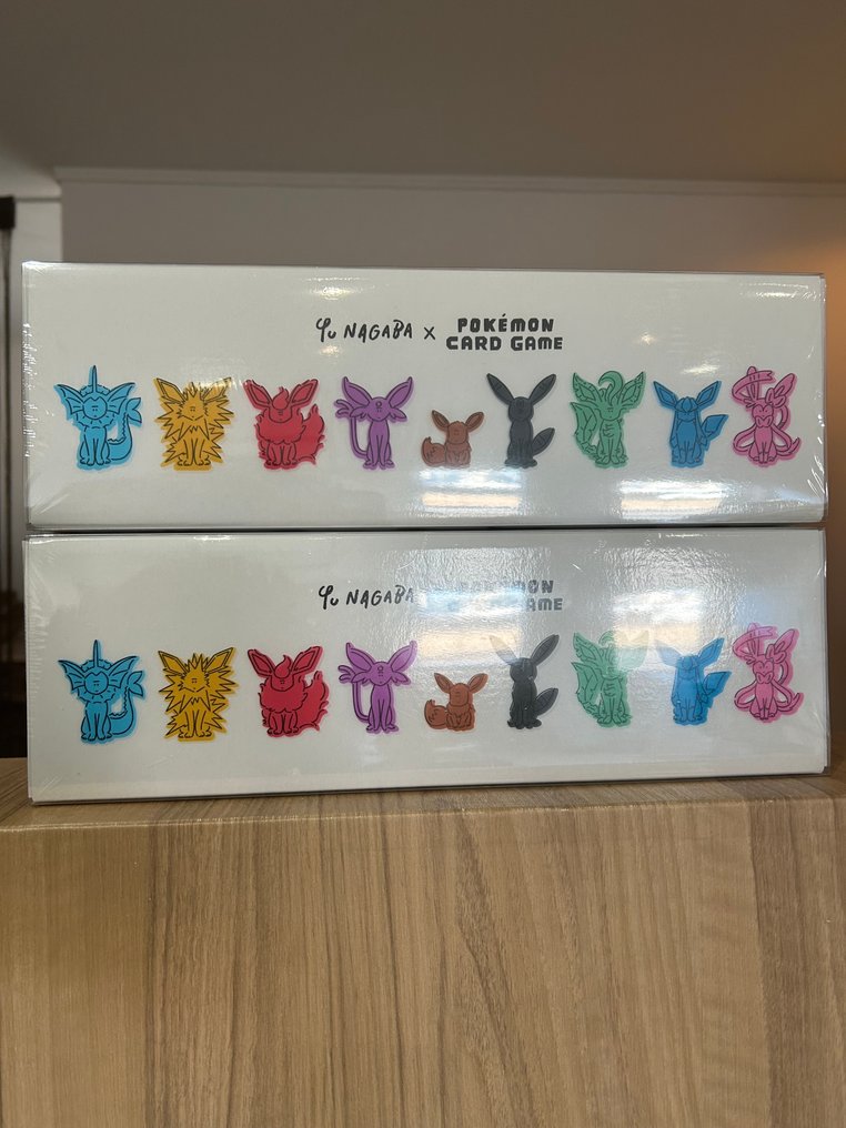 Pokémon - 2 Booster box - “YU NAGABA × Pokémon Card Game Eevees Special Box (2-Box Set) Factory Sealed 2023 Pokémon Japan” #1.0