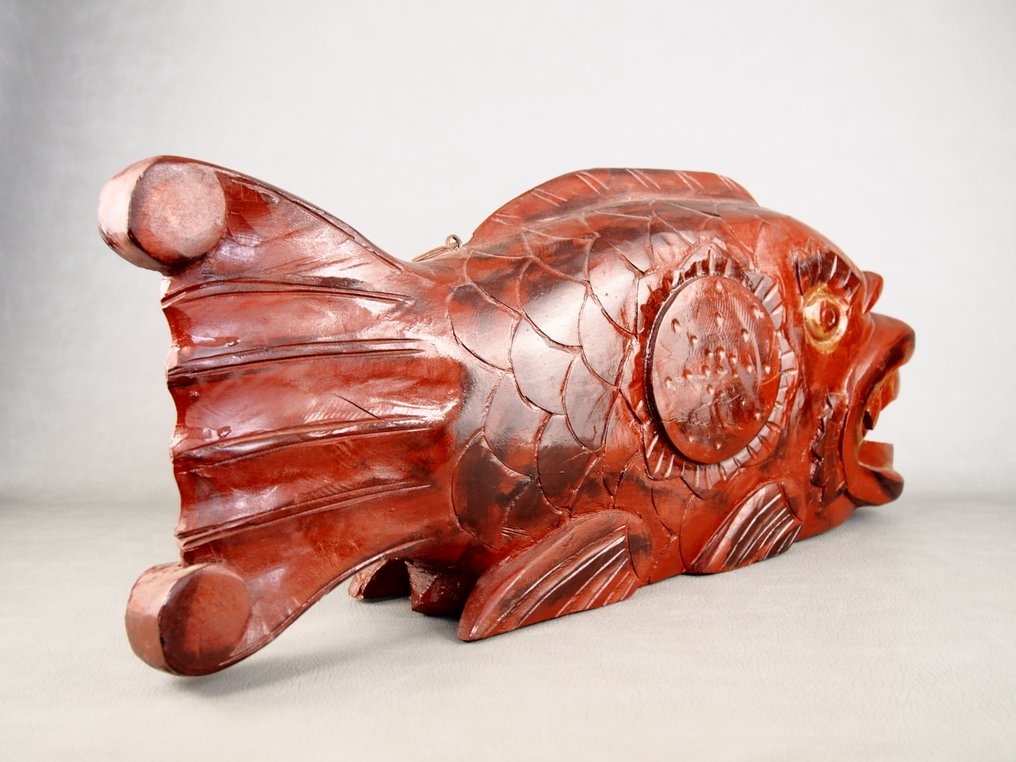 Temples doorbell to tell the time from the Edo to Meiji periods - Σκάλισμα Ξύλο - Ιαπωνία - Edo Period (1600-1868) #4.3