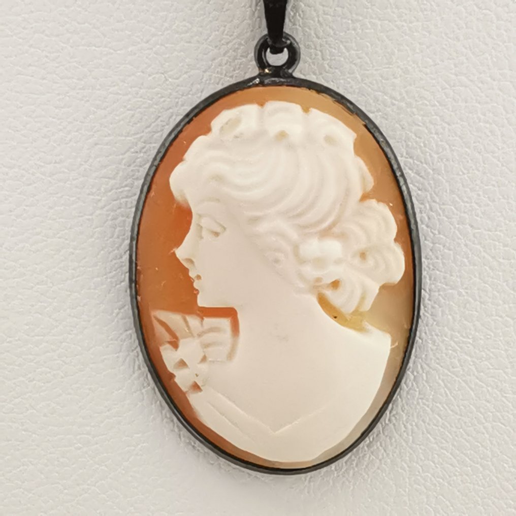 Argento 925 - Cameo - Cammeo met de hand gesneden #3.2