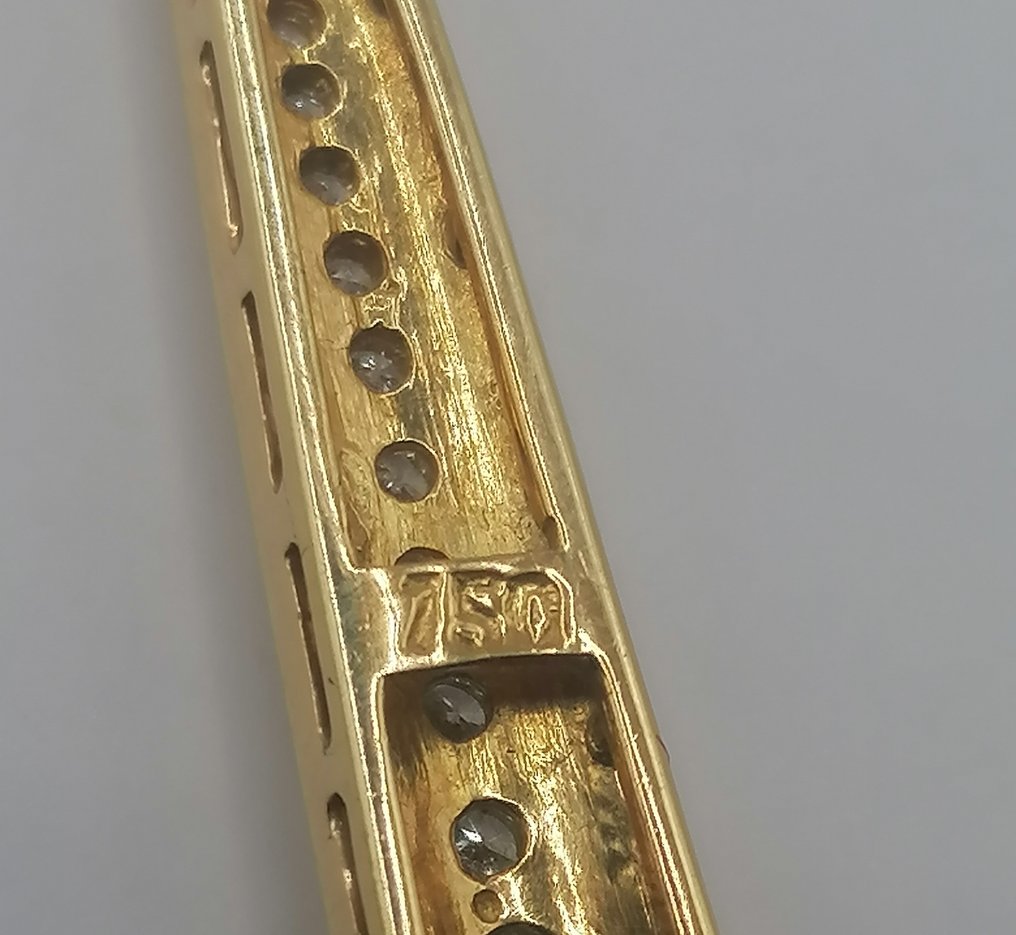 胸针 - 18K包金 黄金 - 0.70ct. tw. 钻石 (天然) - 钻石 #4.3