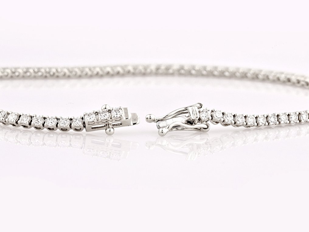 Βραχιόλι - 14 καράτια Λευκός χρυσός -  1.94ct. tw. Διαμάντι (Φυσικό) #3.2