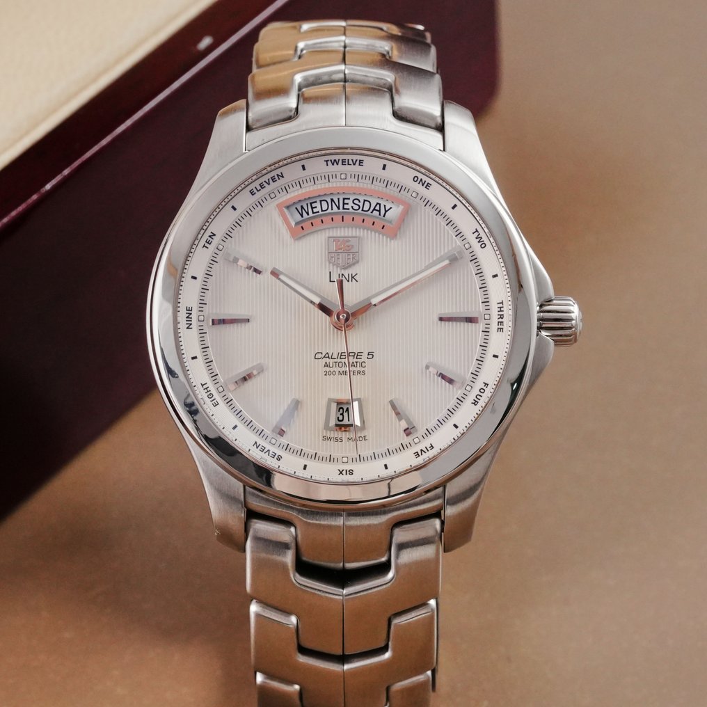TAG Heuer - Link Calibre 5 Day-Date - WJF2011.BA0592 - Bărbați - 2000-2010 #1.0