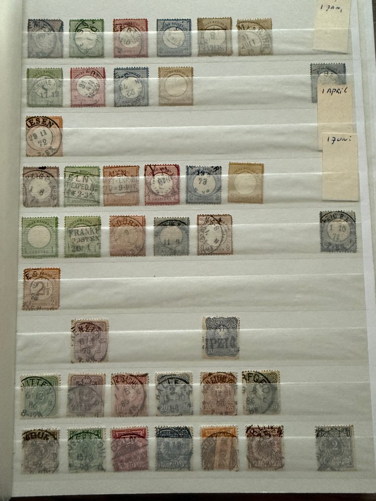 德意志帝國 1872/1945 - 收藏在一本库存簿 #1.0