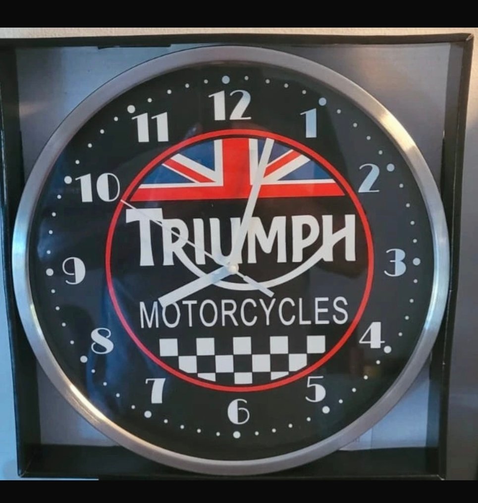 挂钟 -   inox, 玻璃 - 2020年及之后 - Triumph Motorcycle #1.0