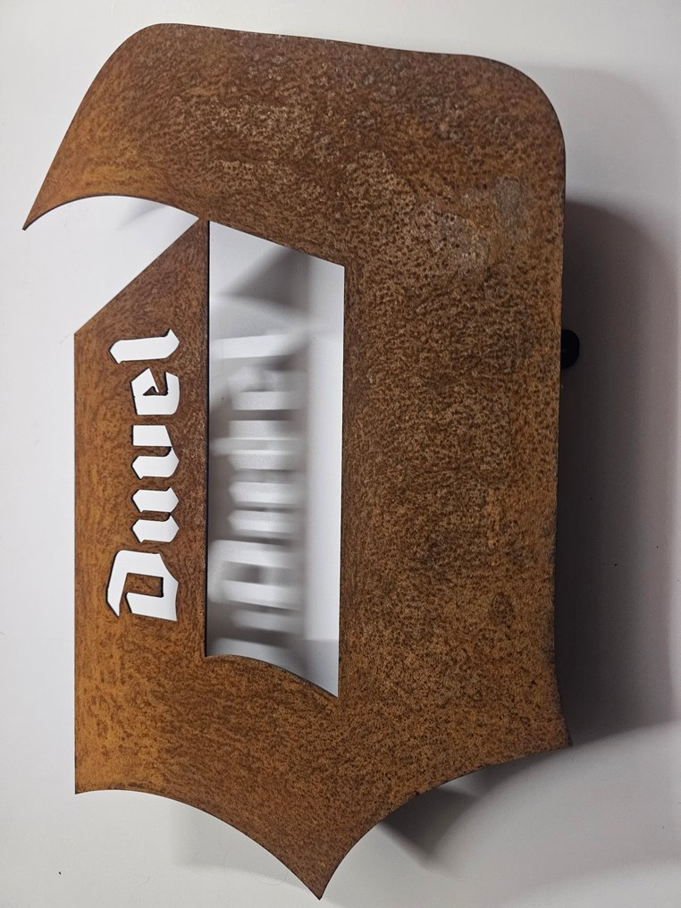 Διαφημιστικός πίνακας από Corten ατσάλι - Πινακίδα - Cortenstaal #3.2