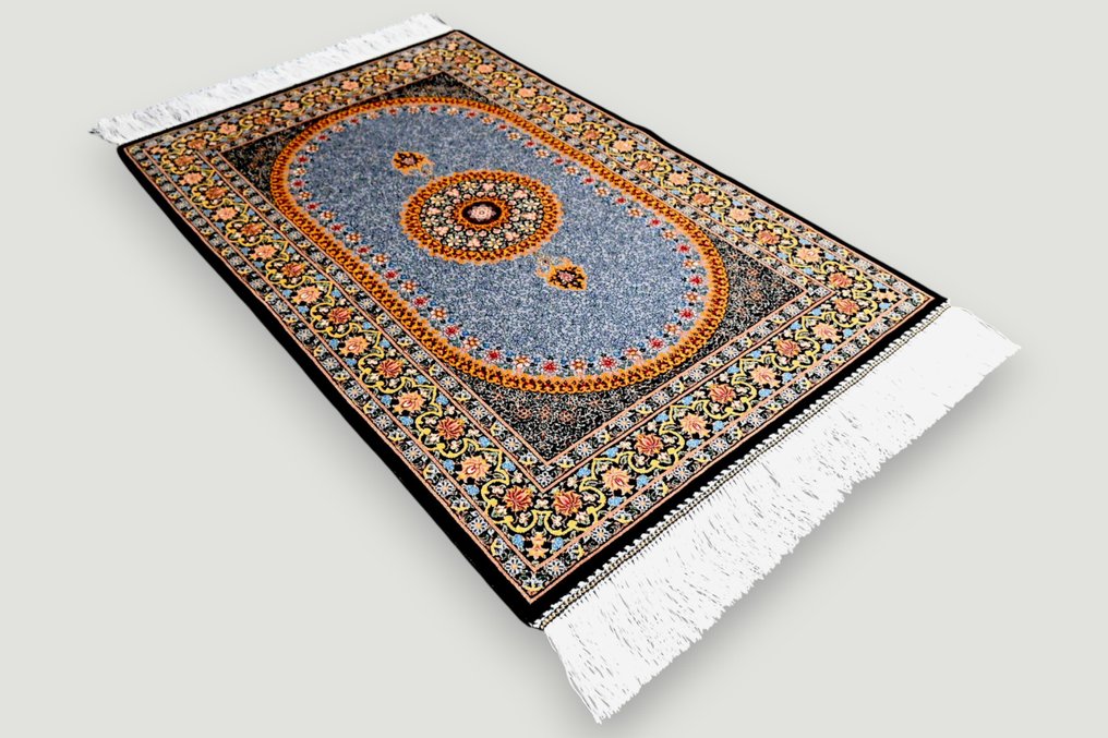 Luksuriøst silke - Teppe - 90 cm - 60 cm - ubrukt tilstand #1.0