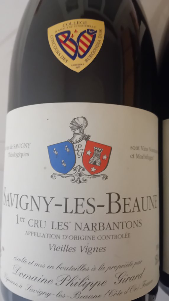 2003 Domaine Philippe Girard "Les Narbantons" Vieilles Vignes - Savigny lès Beaune 1er Cru - 2 Magnummer (1,5 L) #2.1