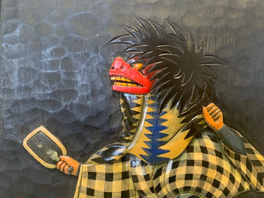 actor de Kabuki - Plaquette - Madera #2.1