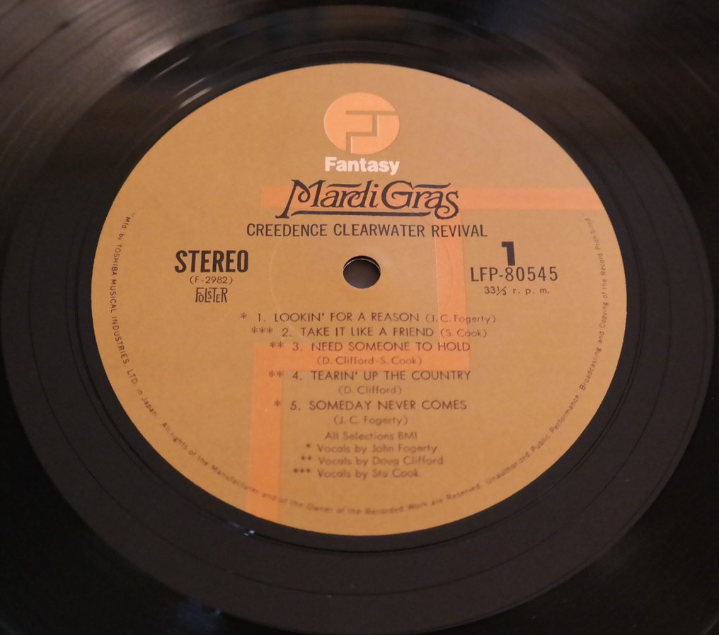 Creedence Clearwater Revival - Mardi Gras / First Edition From The Legend - LP - 1st Pressing - 1972 #3.2