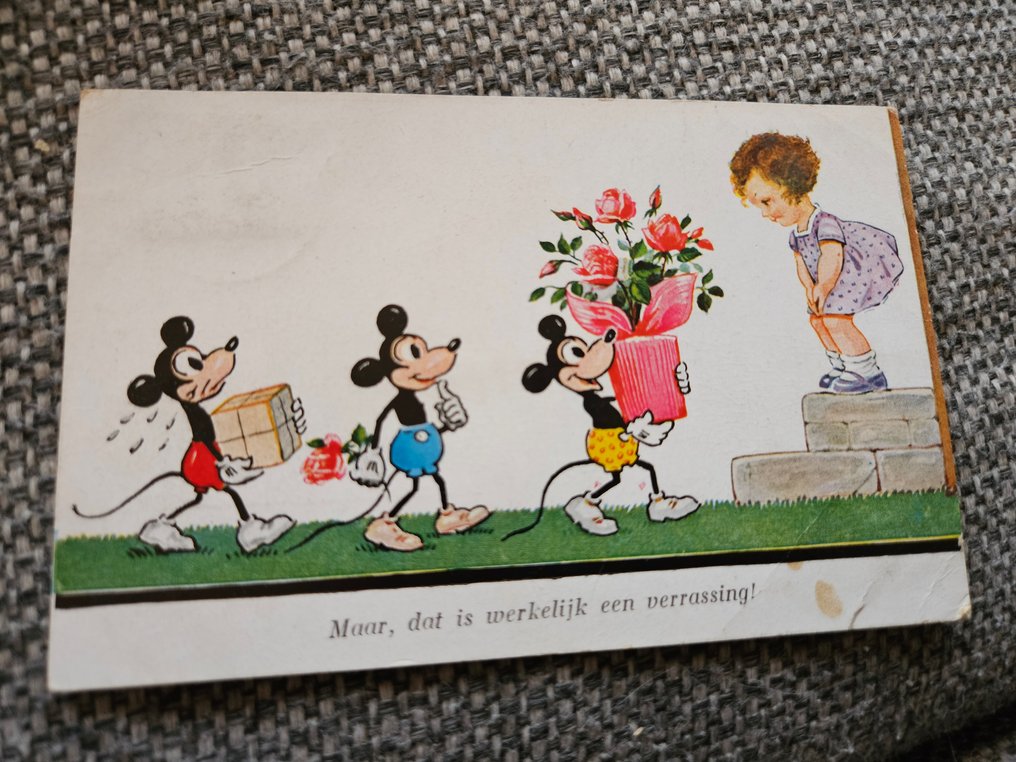 荷兰 - 米老鼠 Disney 30年代 - 明信片 (2) - 1934-1934 #3.2