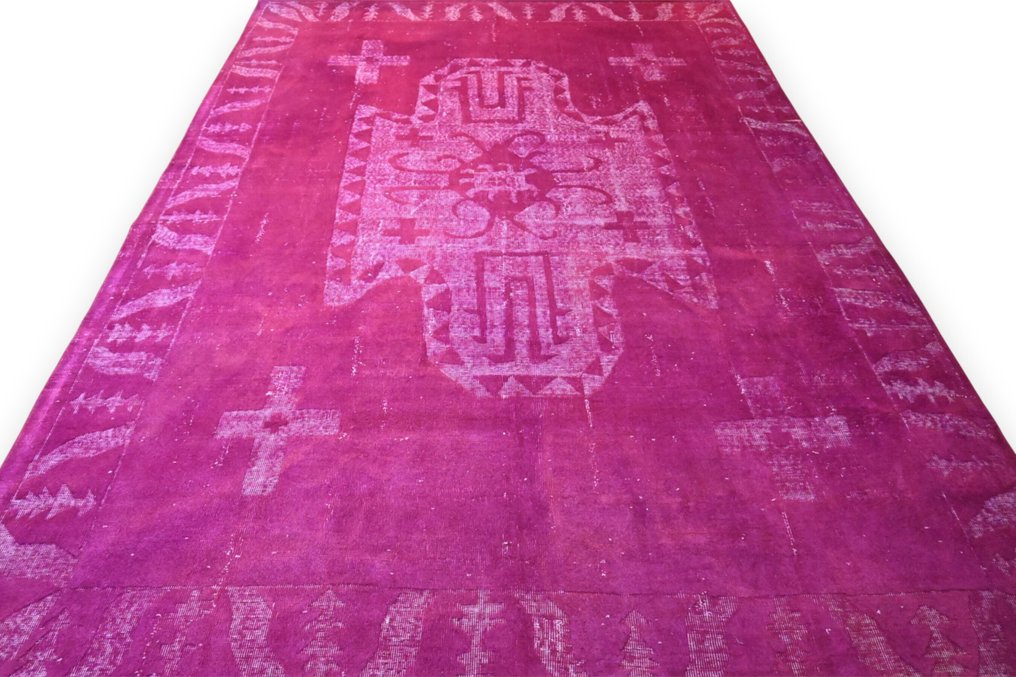 XXL Ροζ Vintage - Χαλί - 355 cm - 250 cm - με πιστοποιητικό #2.1
