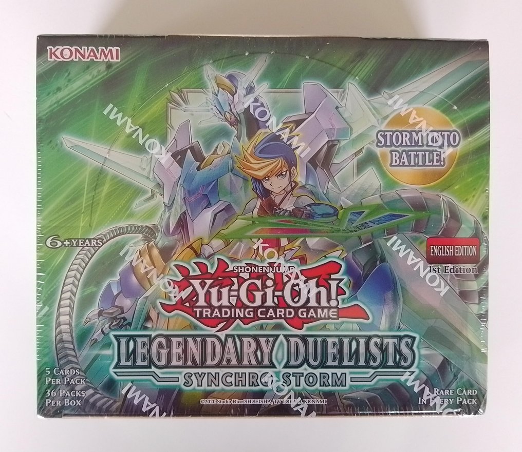 Konami - 2 Booster box - Yu-Gi-Oh! - Dimension force & Legendary duelists Synchro storm booster box #4.3