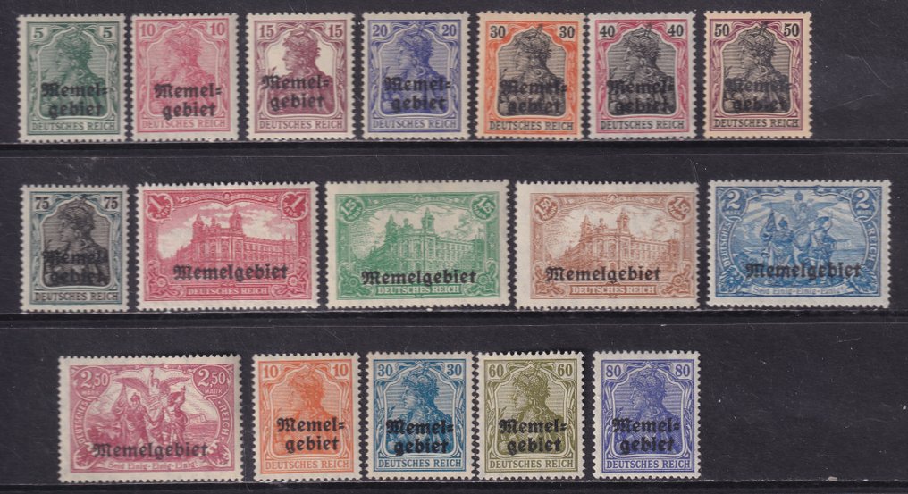 Memel 1920 - Printing expenses. - Michel: 1/17 #1.0