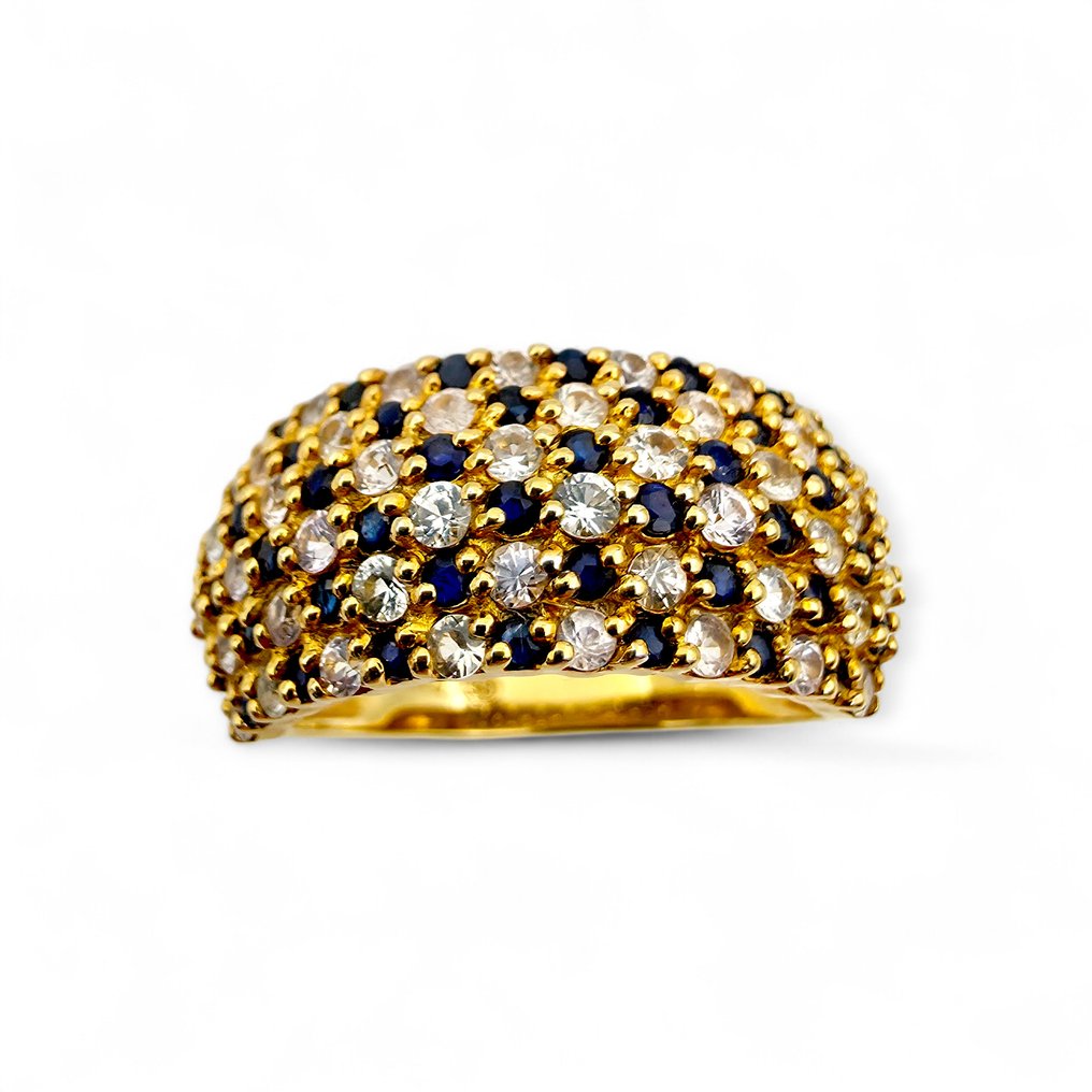 Senza prezzo di riserva - Anello Argento - Sapphire (Certificato) #1.0