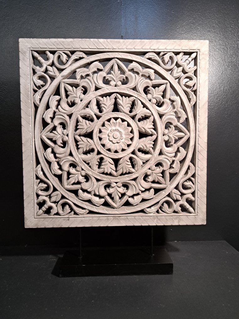 Statua, Verbluffend raamscherm - 49.5 cm - Legno #2.1