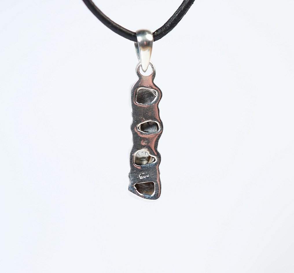 坎波德尔谢洛陨石吊坠 / 新 / 925纯银 - 2.74 g - (1) #3.2