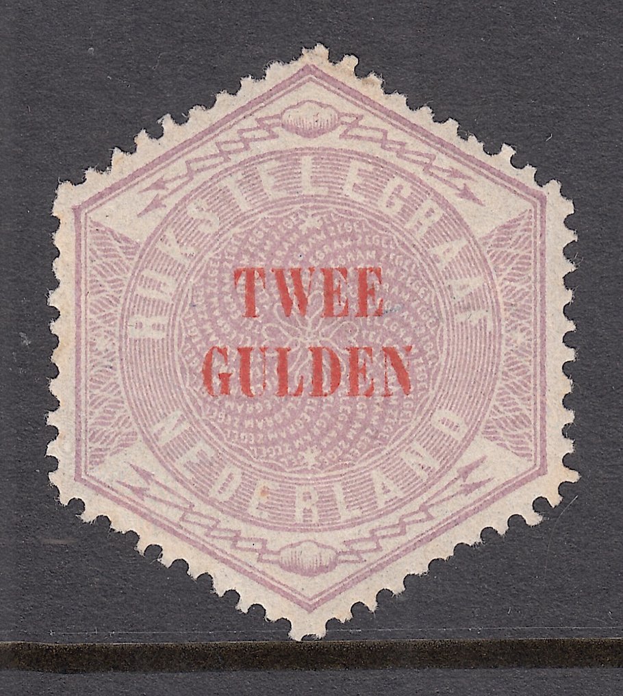 Holanda 1877 - Selo do Telegram - NVPH TG12 #1.0