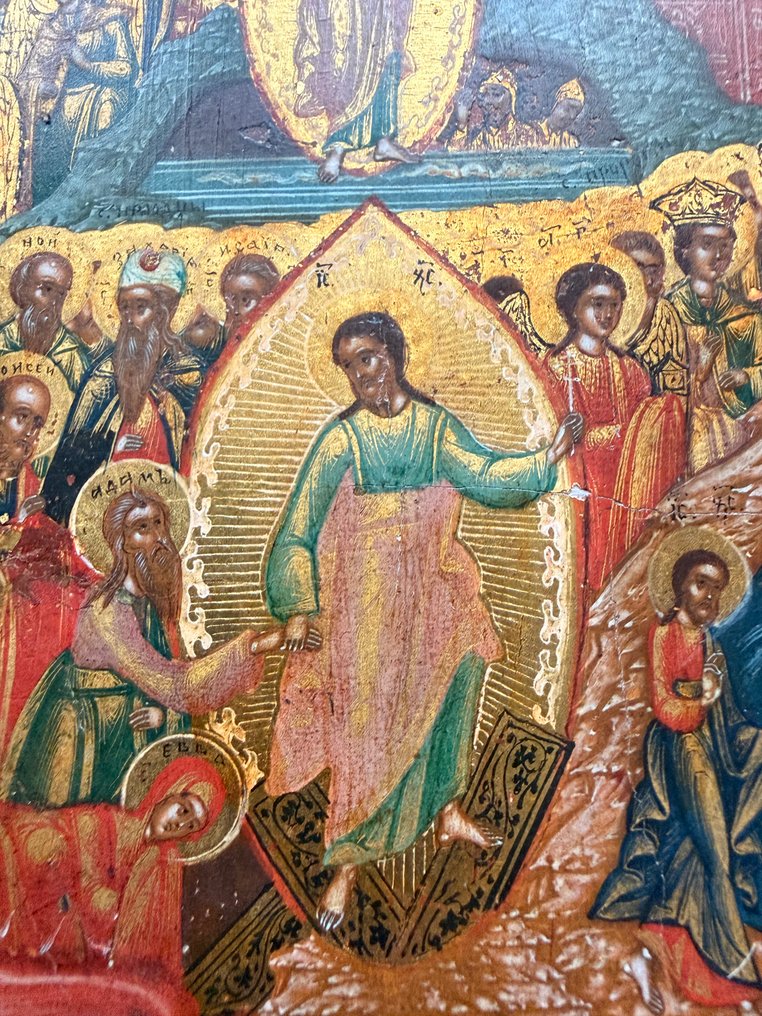 Ikon - Oppstandelse - Tre - Festtagsikone #3.2