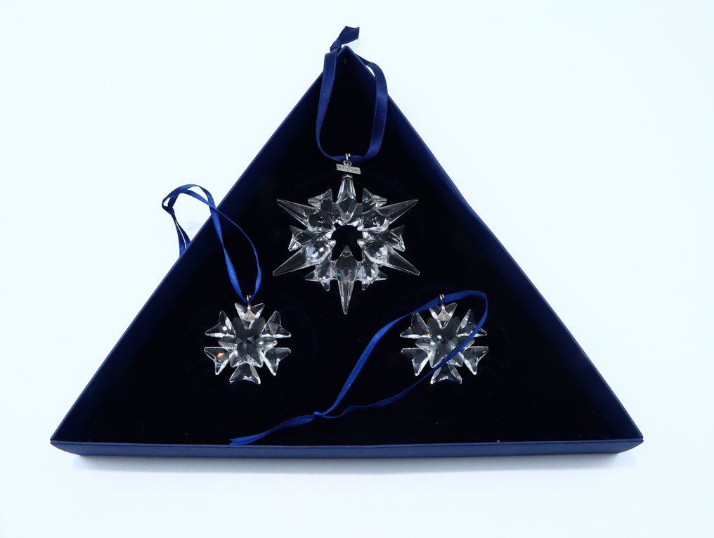 Figure - Swarovski Crystal - Kerststerren set - Jaarlijkse Editie 2007 (Boxed) - Crystal #1.0
