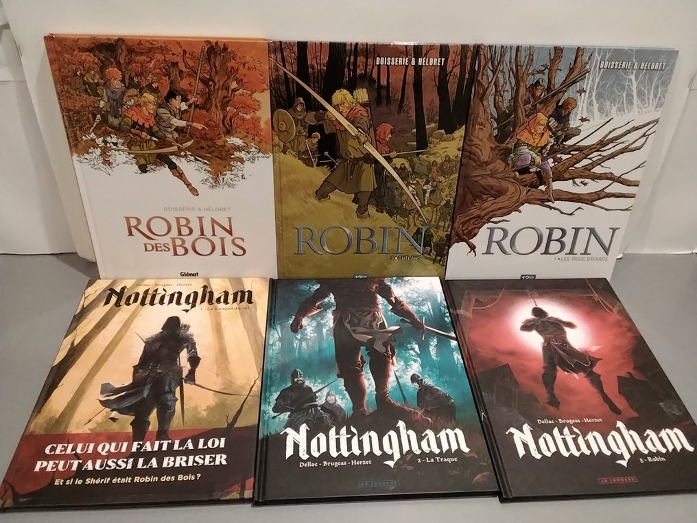 Nottingham / Robin des Bois - 2 Séries complètes - 6x C - 6 Album - Prima edizione - 2009/2022 #1.0