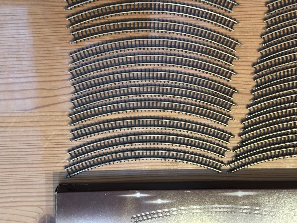 Märklin Z - 8510, 8520, 8530, 8531, 8592 - Γραμμές τρένου μοντελισμού (73) - Märklin Z καμπυλωτές ράγες. #2.1