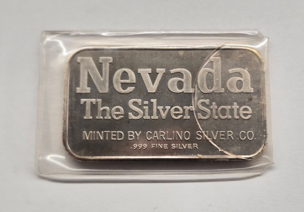 1 Troy Ounce - Argento .999 - CARLINO SILVER CO.  (Senza prezzo di riserva) #1.0