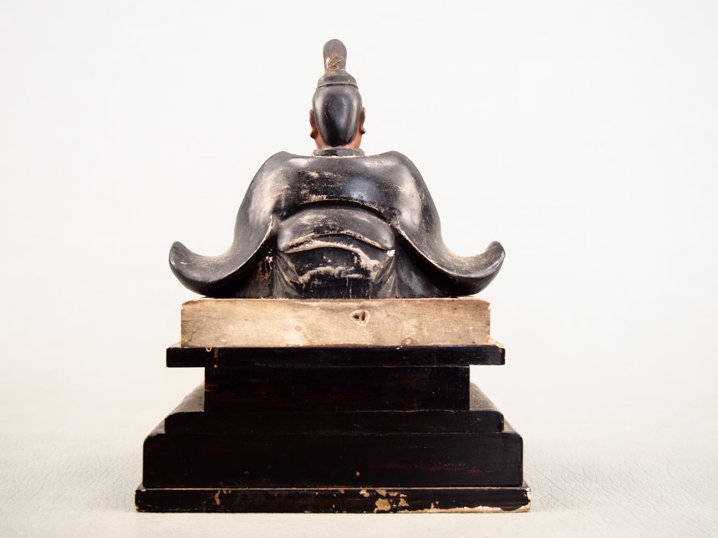Statue of Sugawara no Michizane enshrined in a shrine - Άγαλμα Ξύλο - Ιαπωνία - Edo Period (1600-1868) #4.3