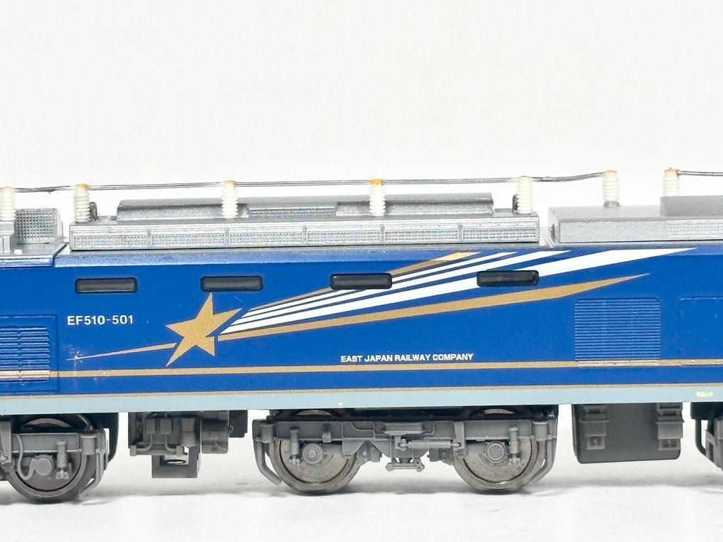 MICROACE N - A1162 - Modelltåg (1) - EF510-501 – Tabata Depot / Blue Train Locomotive (driven) - JR #4.3