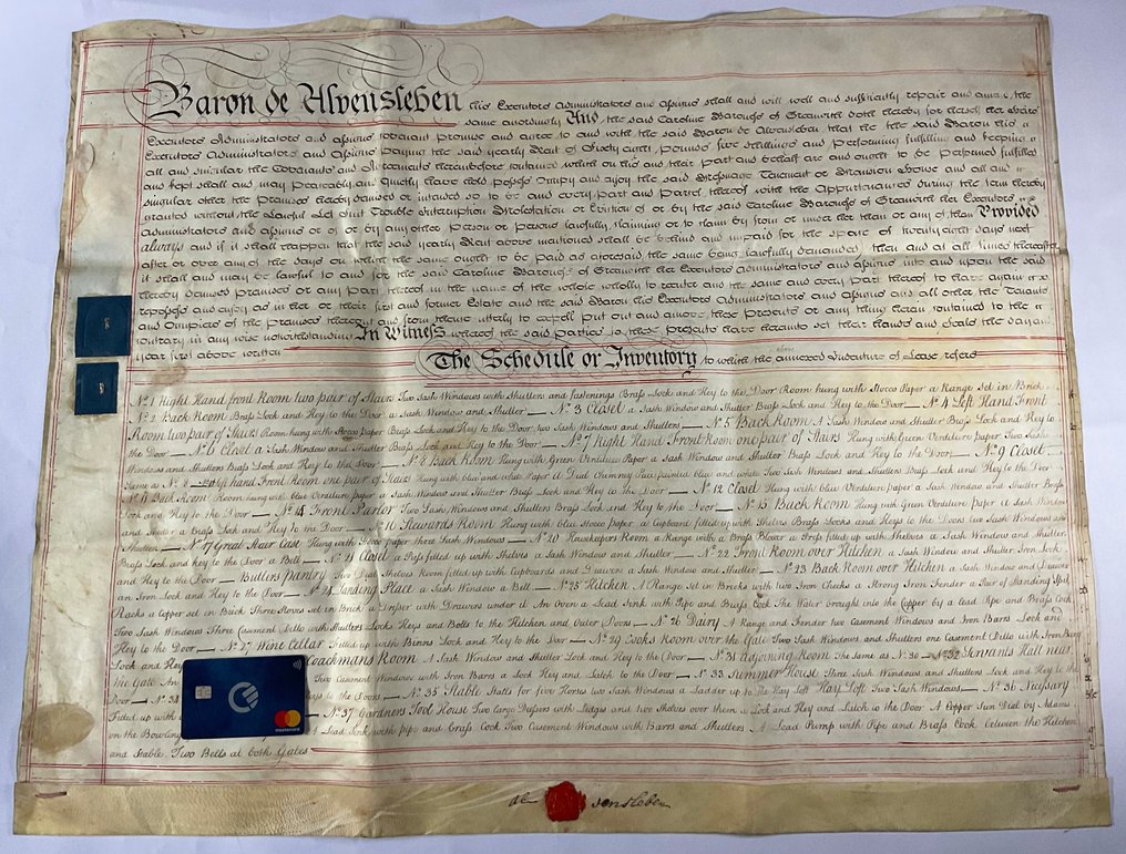 英國 - 文件 - Historical vellum document - 1795 #1.0