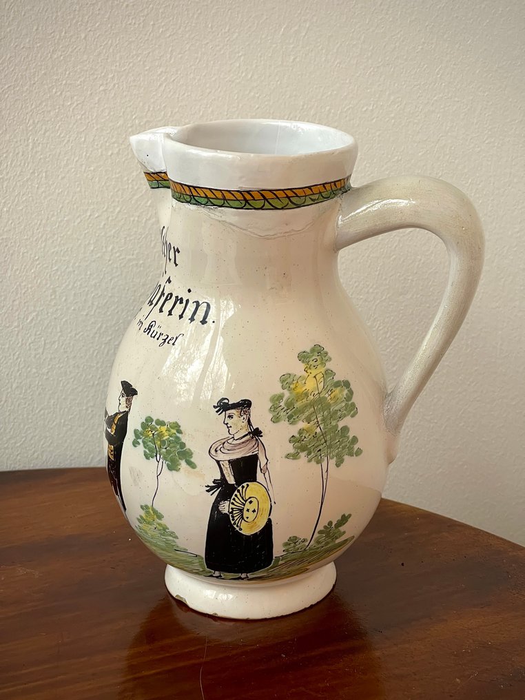 Durlacher Faiencemanufaktur 1805 - Kancsó - Agyagedény #3.2