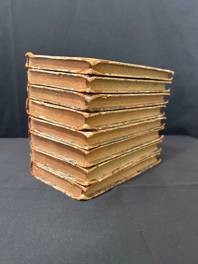 Montesquieu - Montesquieu - Œuvres Complètes | Édition Basle Decker 1799 | 8 tomes reliés veau marbré - 1799 #2.1