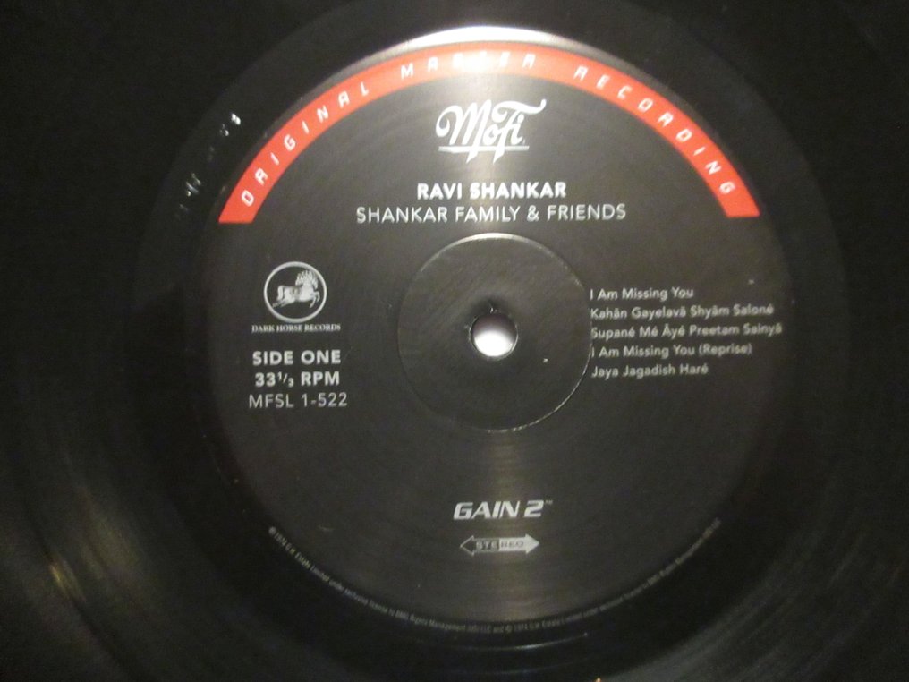 Ravi Shankar - Shankar Family & Friends - Limited edition #001078 - LP - 180 gram, 重新录制 - 2024 #3.2