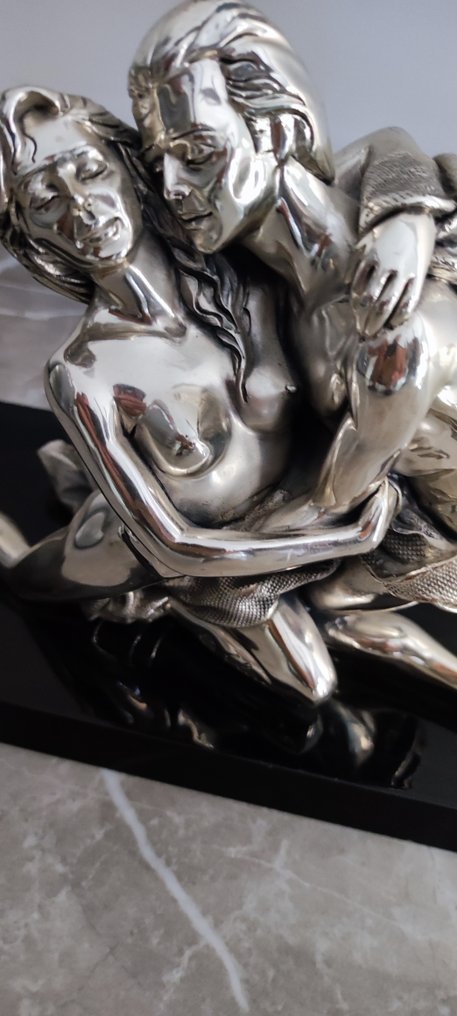 Elisei - Αγαλματίδιο, Innamorati - 25 cm - Ασημί #1.0