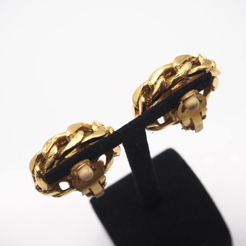 Chanel - Aranyozott - Drop fülbevaló #3.2