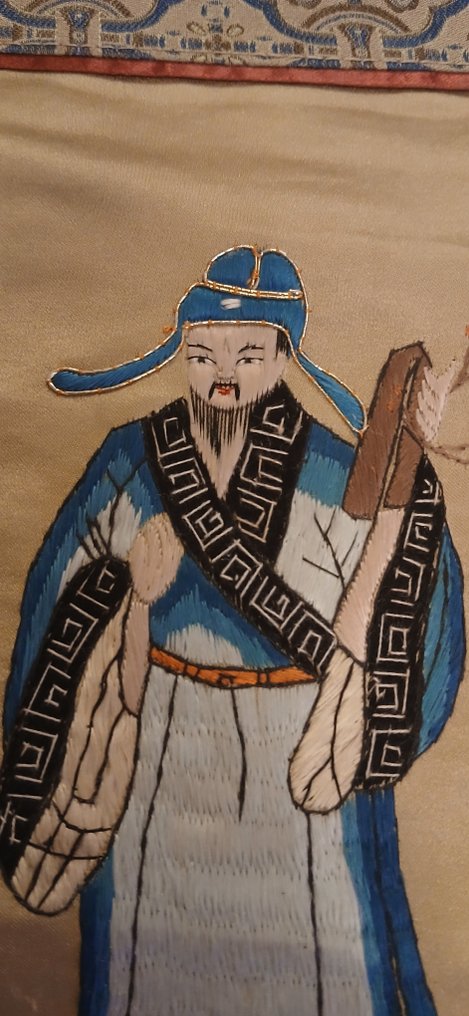 Collezione di ricami in seta cinese con cornice inclusa. - Seta - Cina - XX secolo #3.2