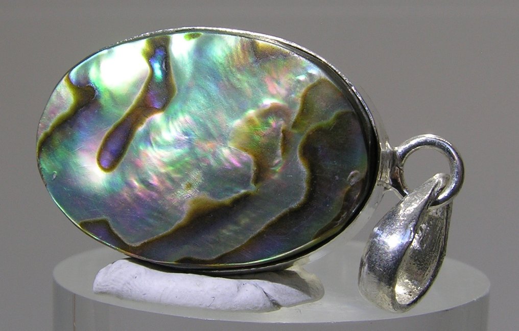 κοχύλι αβόλανε Κρεμαστό κόσμημα - Ύψος: 45 mm - Πλάτος: 21 mm- 9.3 g - (1) #4.3