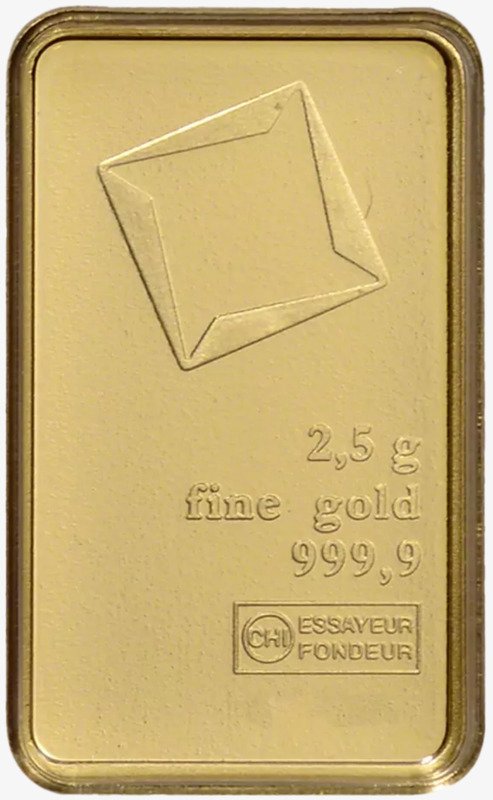 5 grams - Gold .999 - Valcambi, Switzerland - Sealed & with certificate #2.1