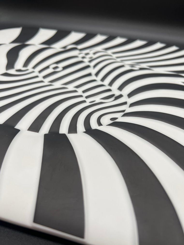 Rosenthal - Victor Vasarely - 盘子 - 瓷 - 年度总结 1977 #3.2