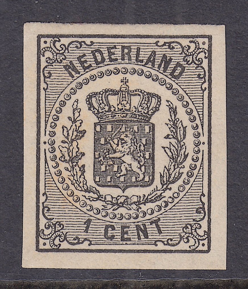 Netherlands 1869 - National emblem, untarnished - NVPH 14v #1.0