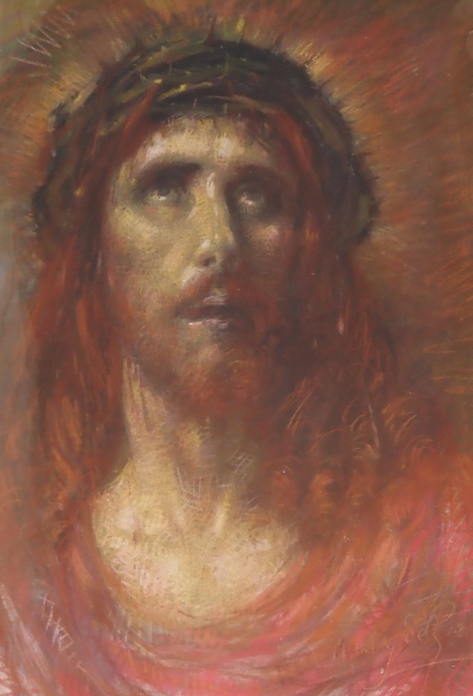 Henry de Groux - Christ with crown of thorns #2.1