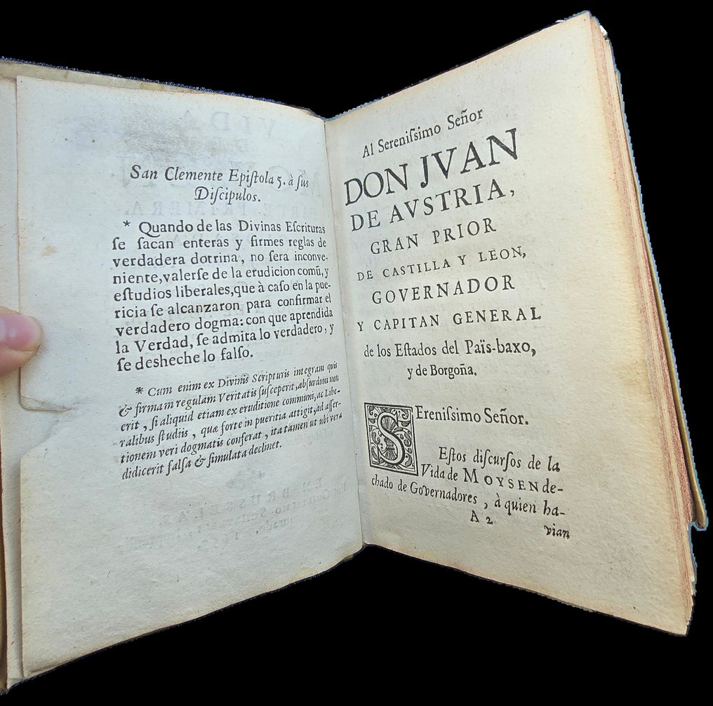 Don Antonio de Fuertes Y Biota - Vida de Moysen - 1657 #1.0