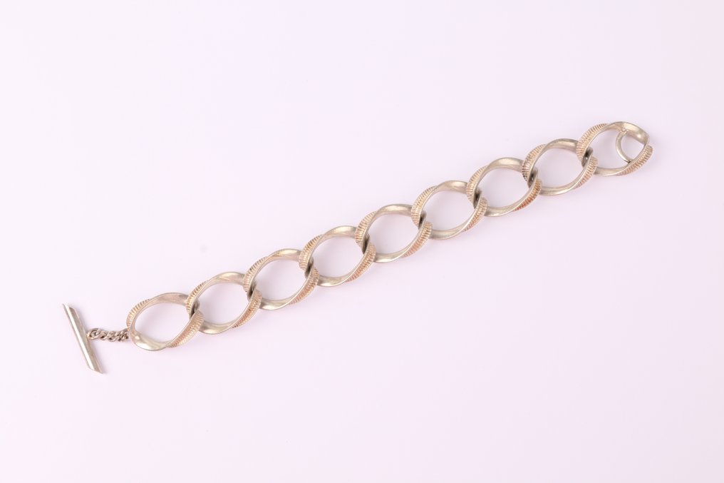 Senza prezzo di riserva - Bracciale Argento - Vintage link #3.2