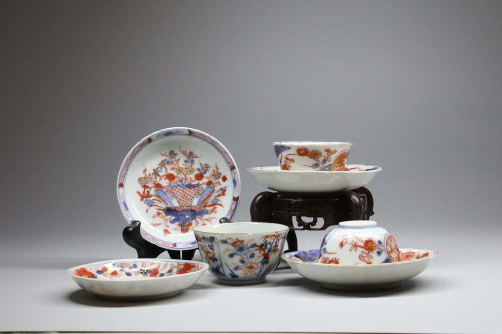 杯子和碟子 (7) - 瓷 - Lot Kangxi #1.0